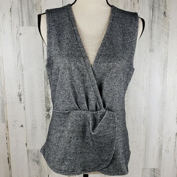 J. Crew Boucle Surplice Top Sz M - Picture 1 of 8